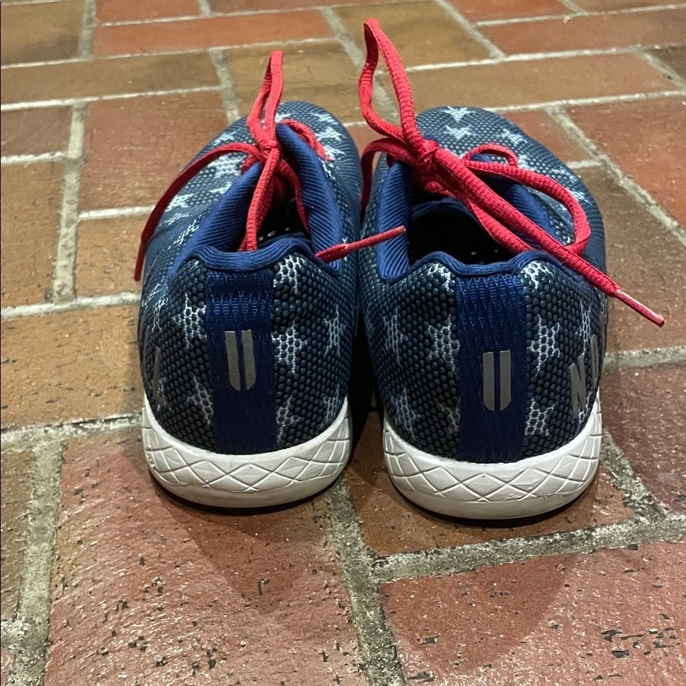 NOBULL Red White & Blue American‎ Sneakers - Navy and Crimson Star Design
